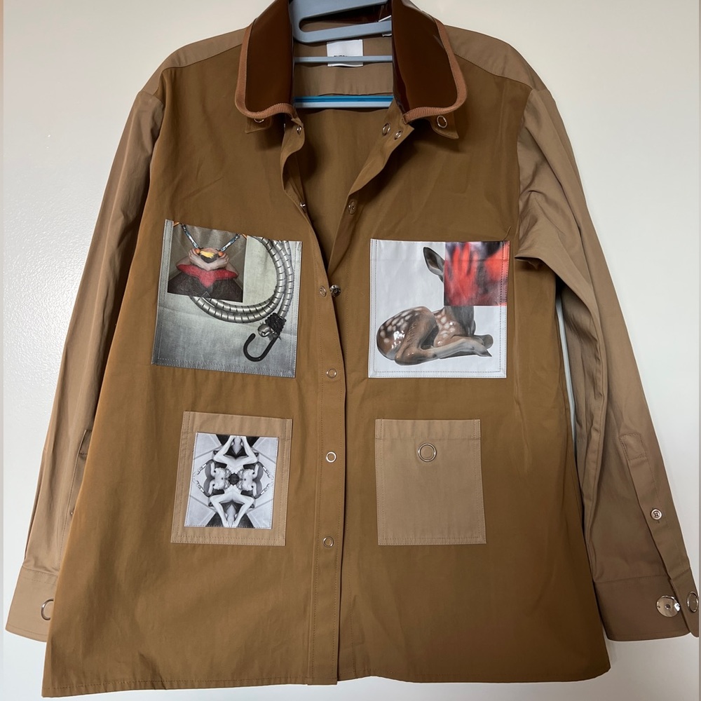 Burberry beige shirt size US6